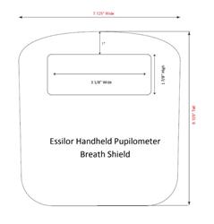 Pupilometer Breath Shields (Standard or Essilor) 1 pc.
